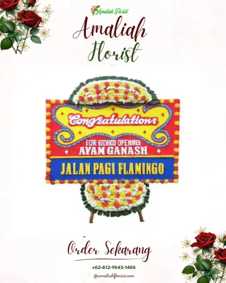 Sewa Papan Bunga Kawasan Perkantoran Kelapa Gading Jakarta Utara